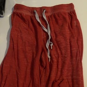 Red joggers sweats